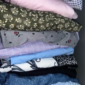 Croft & Barrow Olive Floral Men's Shirt